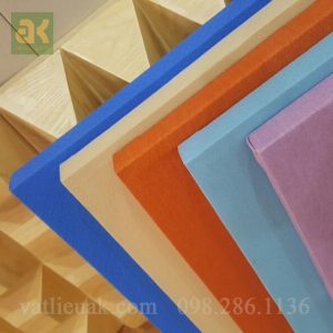 Tấm nỉ tiêu âm vải Việt Nam khung gỗ thường 1200x600x30mm